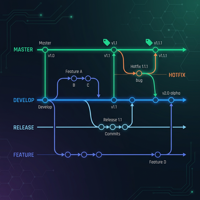 GitFlow Diagram
